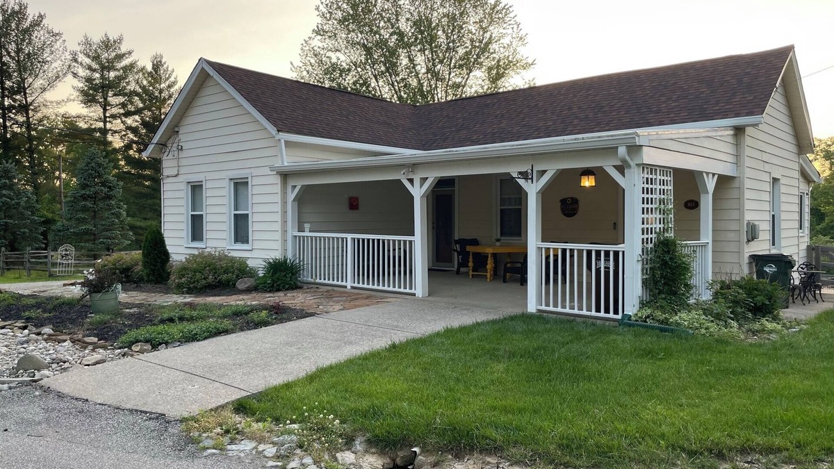 Loveland House | This spacious family getaway is very private on one acre of land.