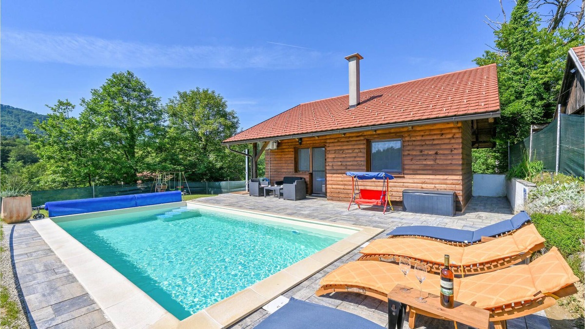 Lepoglava House | This vacation home with pool is located on a hill with a beautiful view of the countryside, which wi