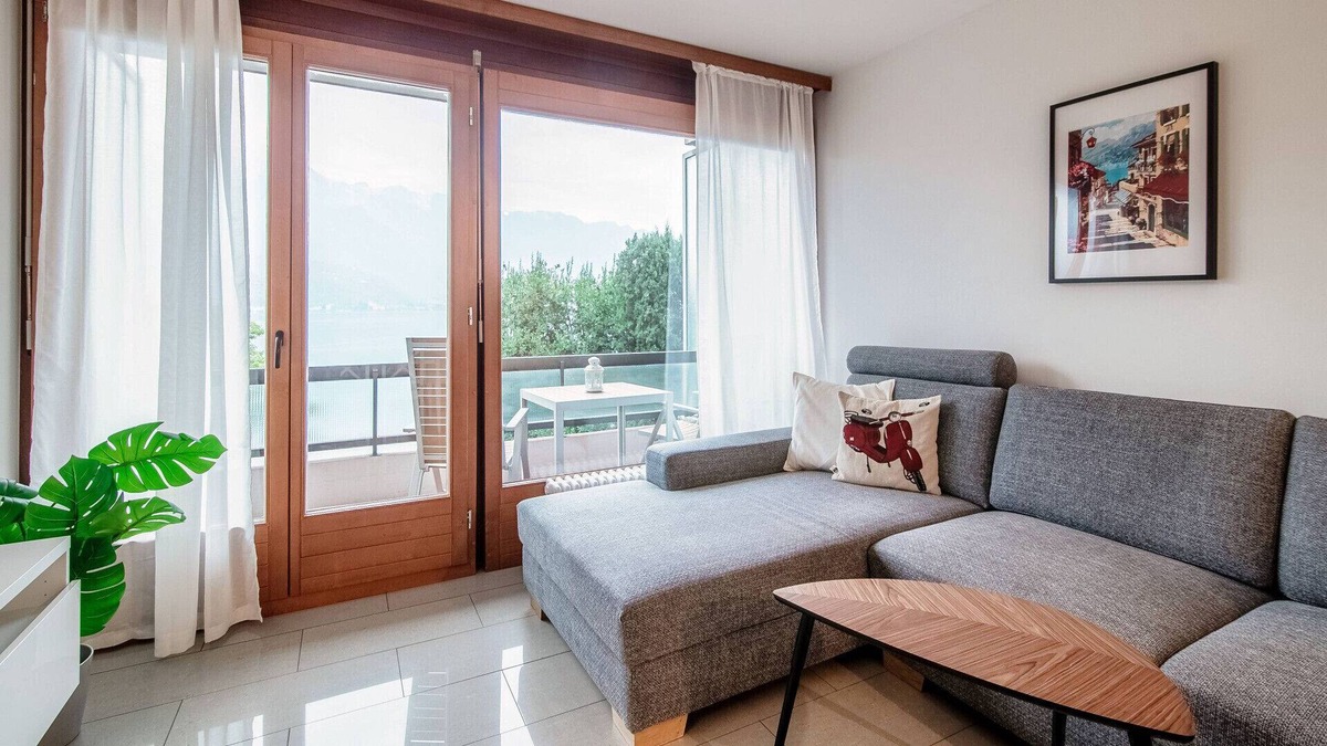 Melide Apartment | Three-room apartment with lake view in Melide (Isabella Apt)
