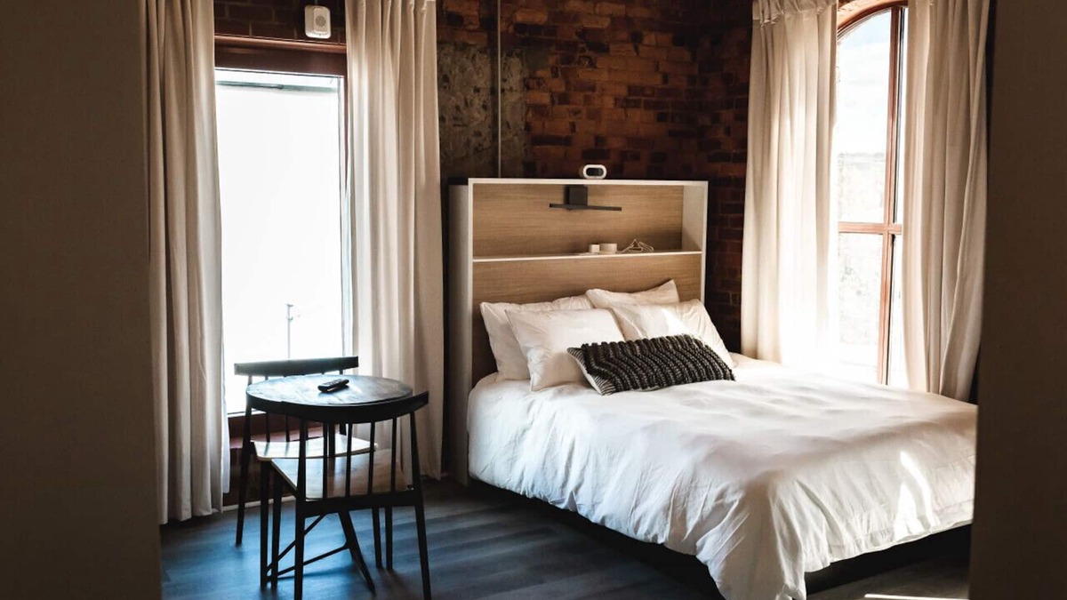 Jonesville Apartment | Three Trails Studio Loft Historic Downtown | Wine Country | Rooftop Deck