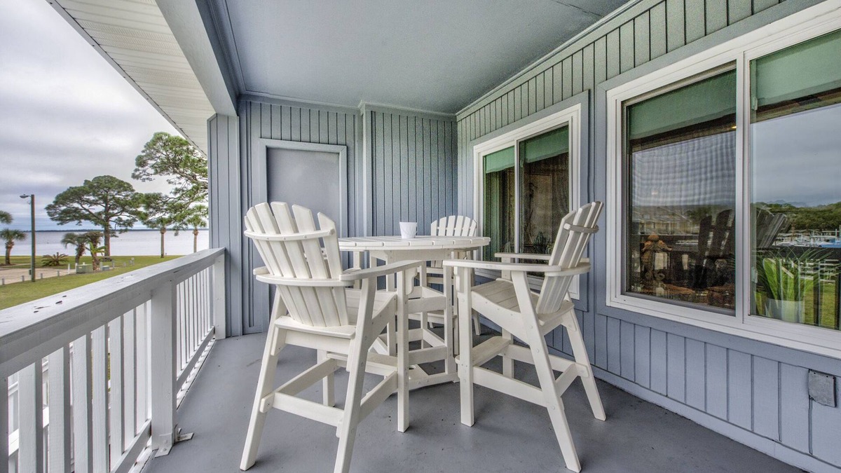 Panacea Condo | Tide Creek Bungalow, Panacea.Marina/Bay Views, 2 Balconies, Pool, No Boats