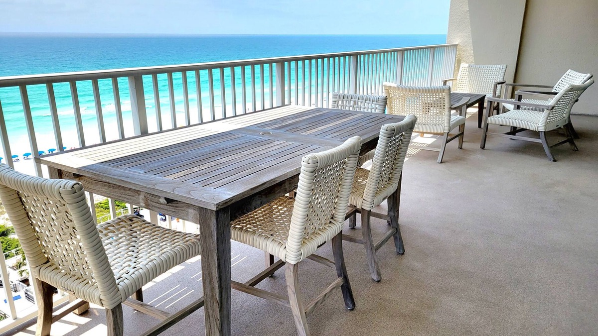 Sandestin Condo | Tides 901 ~ Amazing gulf views from your huge, private balcony!