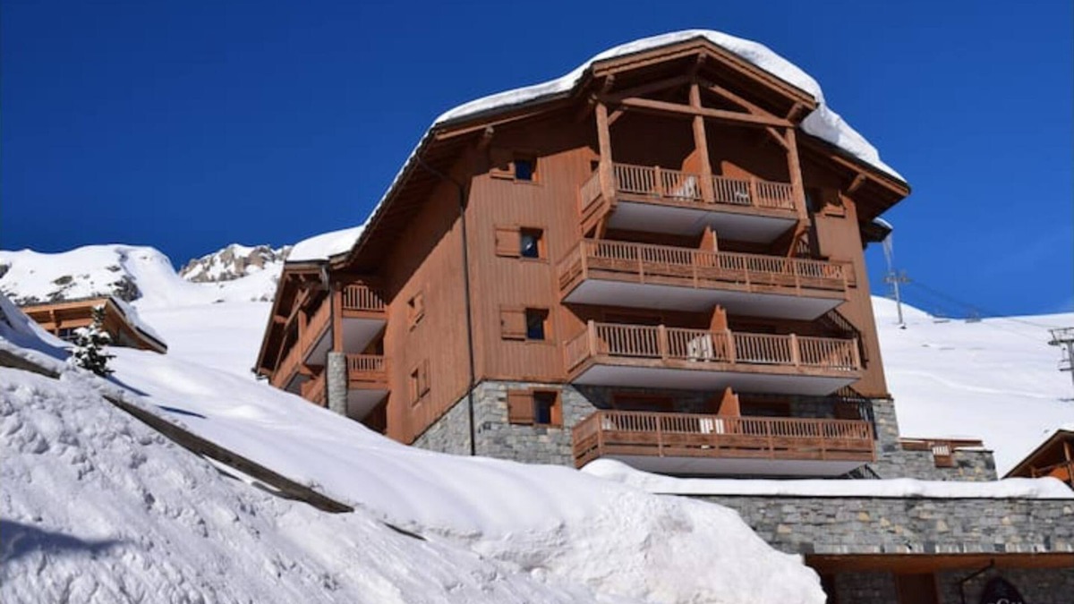 Les Almes Apartment | Tignes2100 Le Télémark - T3/55m² -6/8 p. South view