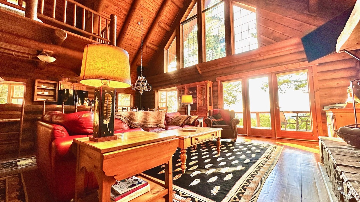 Rosario Cabin | Timber Lodge Log Home, 10 Person Theater Room, Hot Tub, Pool Table, Ocean Views!
