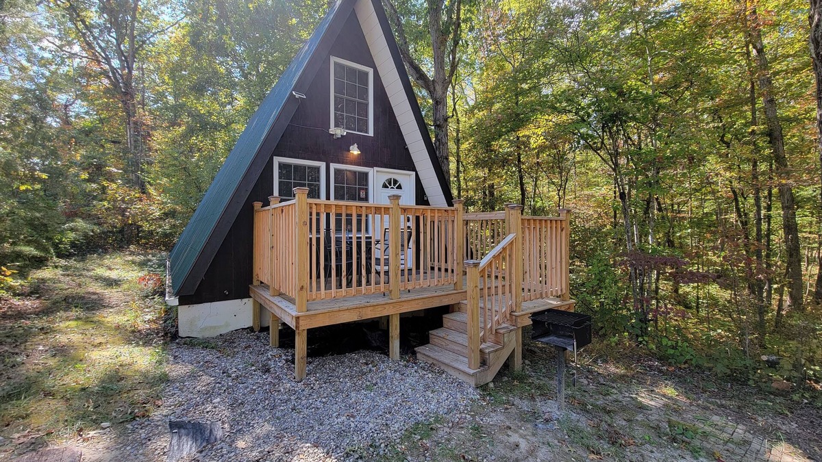 Means Cabin | Tiny Cabin - A Frame of Mind - near Red River Gorge Kentucky!