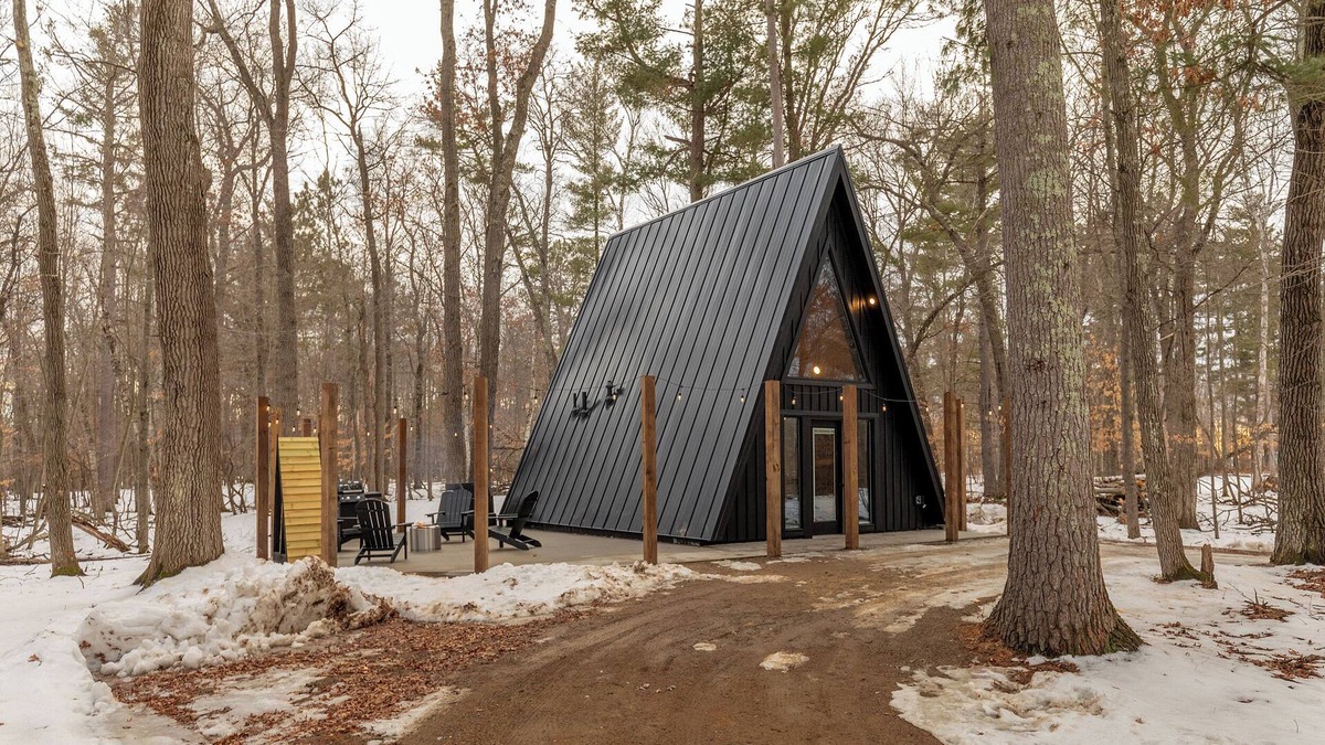 Brainerd Cabin | Tiny Home-A Frame-Sauna-Cold Plunge-Fire Pit-Seclusion