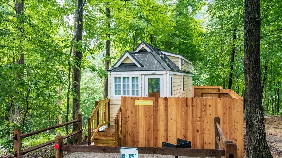 Laurelville House | Tiny Home experience with secluded treed 60 acres with trails