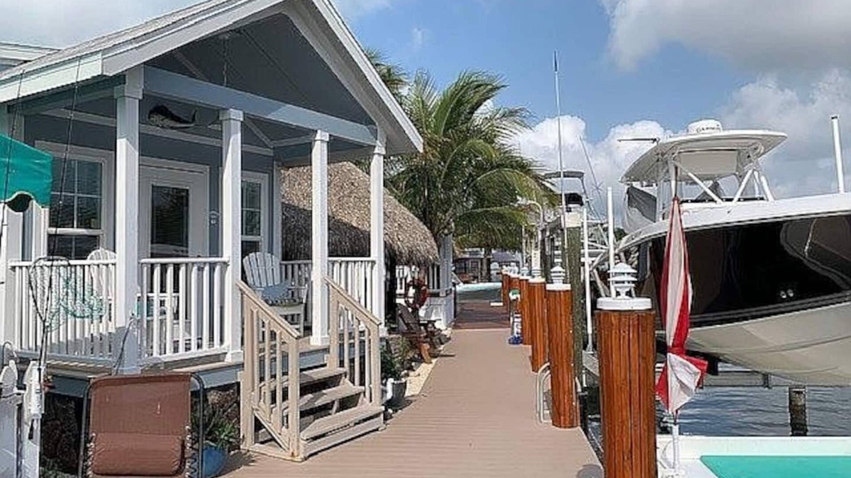 Key Largo Cottage | Tiny home in Key Largo with Private Dock, Tiki Hut and Boat Lift