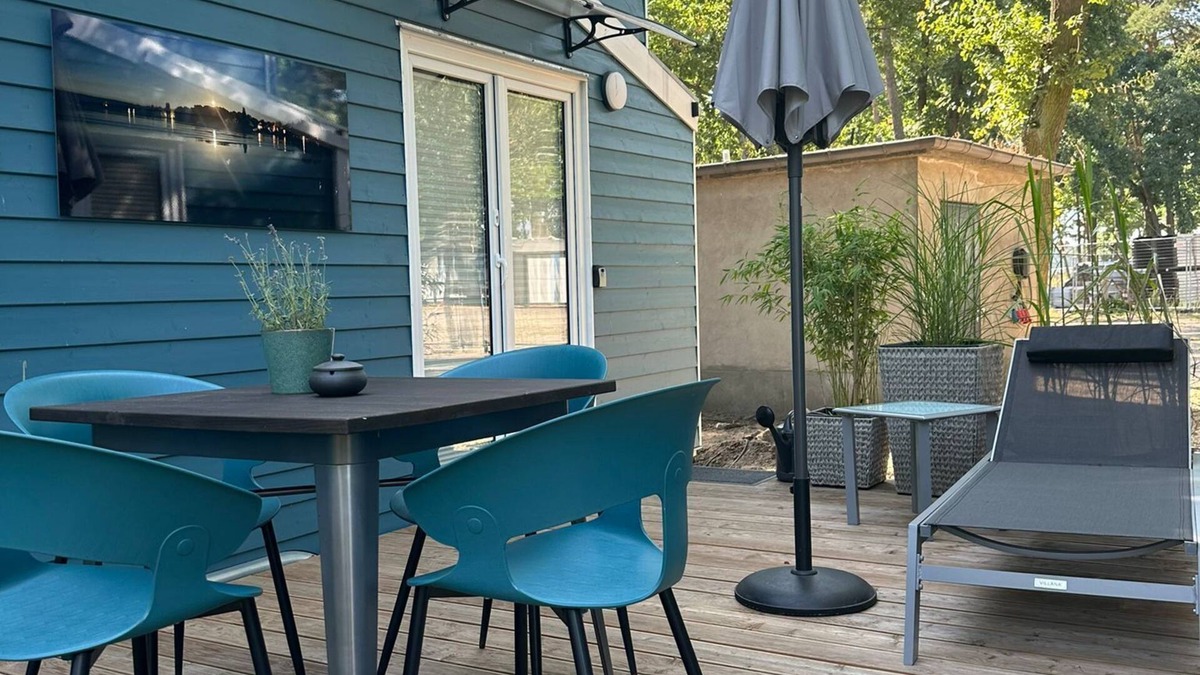 Caputh House | Tiny Home 'Tiny House Nr 2' with Private Terrace, Wi-Fi, and Air Conditioning