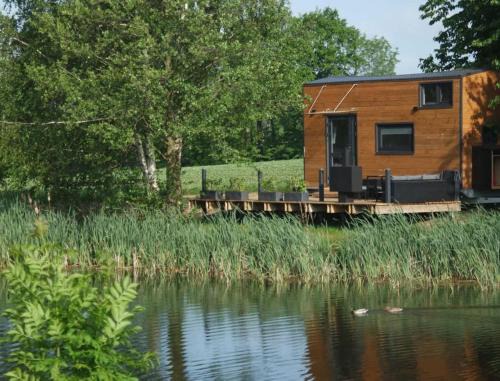 Buhlau House | TinyHousebeiDresden klein aber fein, beste Lage Naturteich große Terrasse - Nähe Sächsische Schweiz - Von Juni - September Mindestmietzeit 1 Woche Sa-Sa
