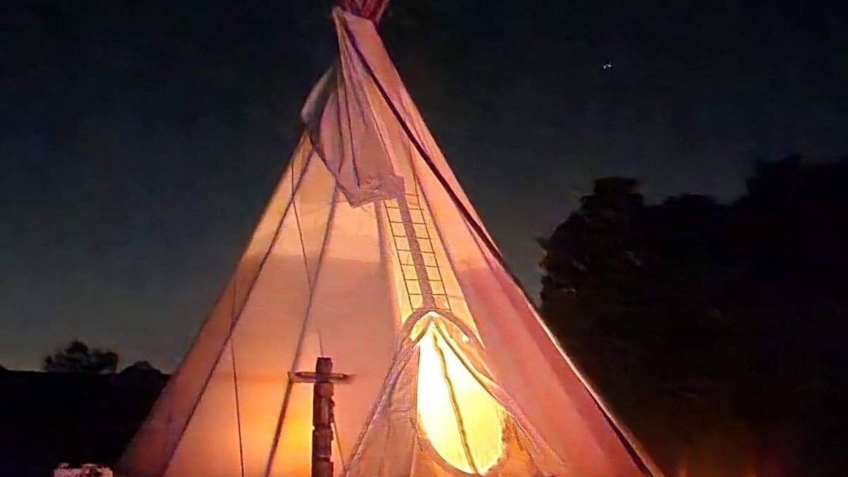 Seaman Cabin | Tipi living! Book a new extraordinary experience in Adams Co, OH