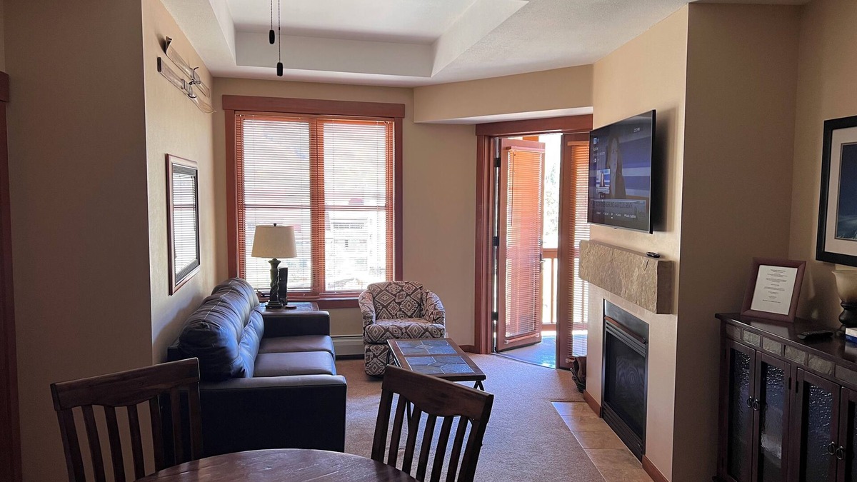 Copper Mountain Village Condo | Top floor, expansive views! Ski in/out overlooking Center Village and ski slope!