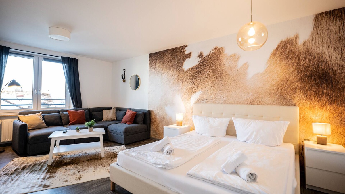 Kempten Apartment | Top location with great cow design