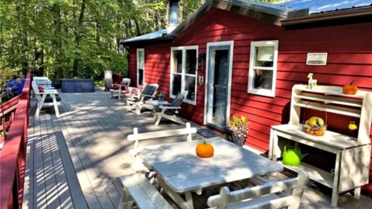 Gray House | Top of the Mountain Deck Grill Fire Pit- Dog friendly with NEW A/C!