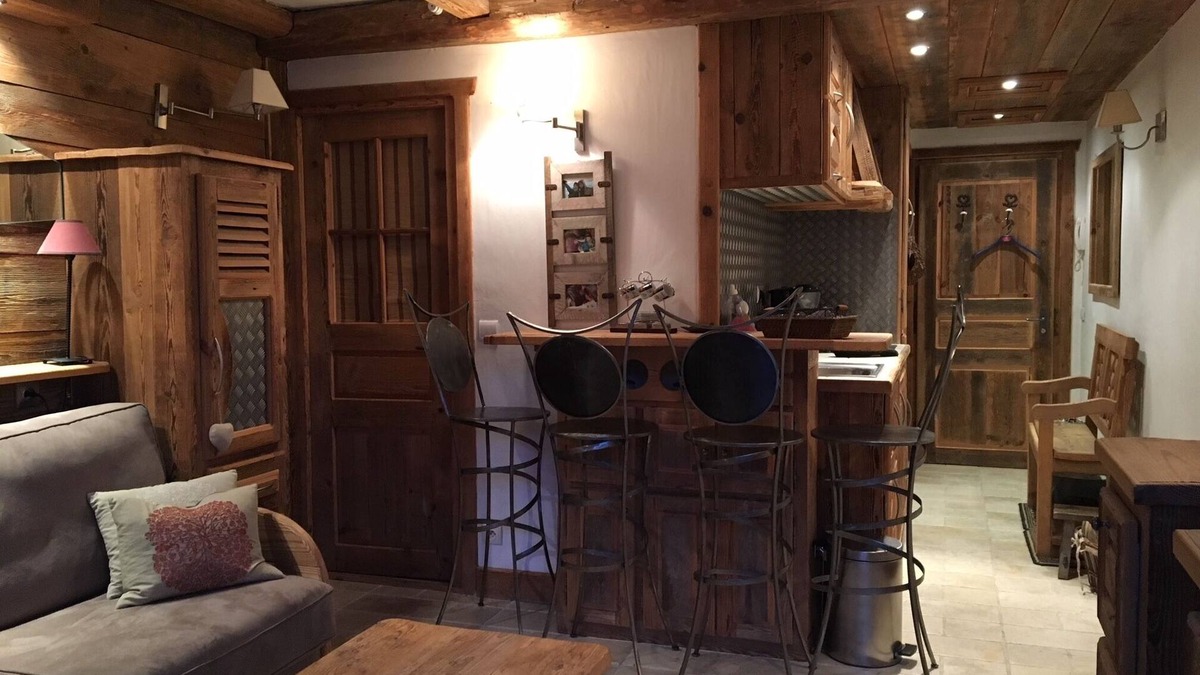 Megeve Apartment | TOP-OF-THE-RANGE CABIN STUDIO (4 people) COEUR DE MEGEVE