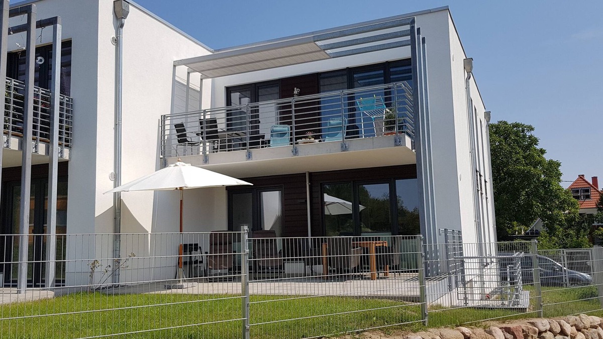 Altefaehr Apartment | Top vacation apartment near the beach with a great view of the water and Stralsund