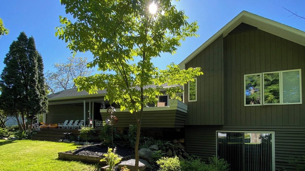 Rapid City House | Torch Lake 5 Bed, 3 Bath Home with Huge Yard and Lake View!