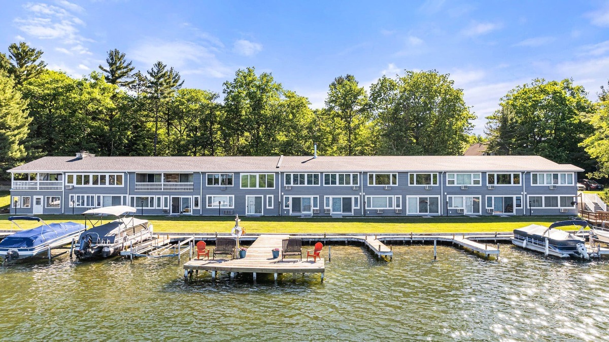 Clam River Condo | Torch Lake, a Short Boat Ride Away from this Clam Lake Efficiency Condo