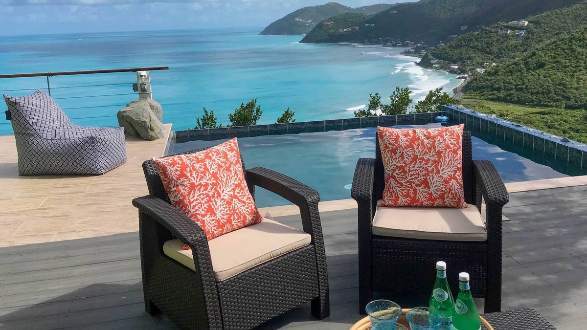 West End Villa | 'tortola Adventure' Private Villa: Ocean-view Pool