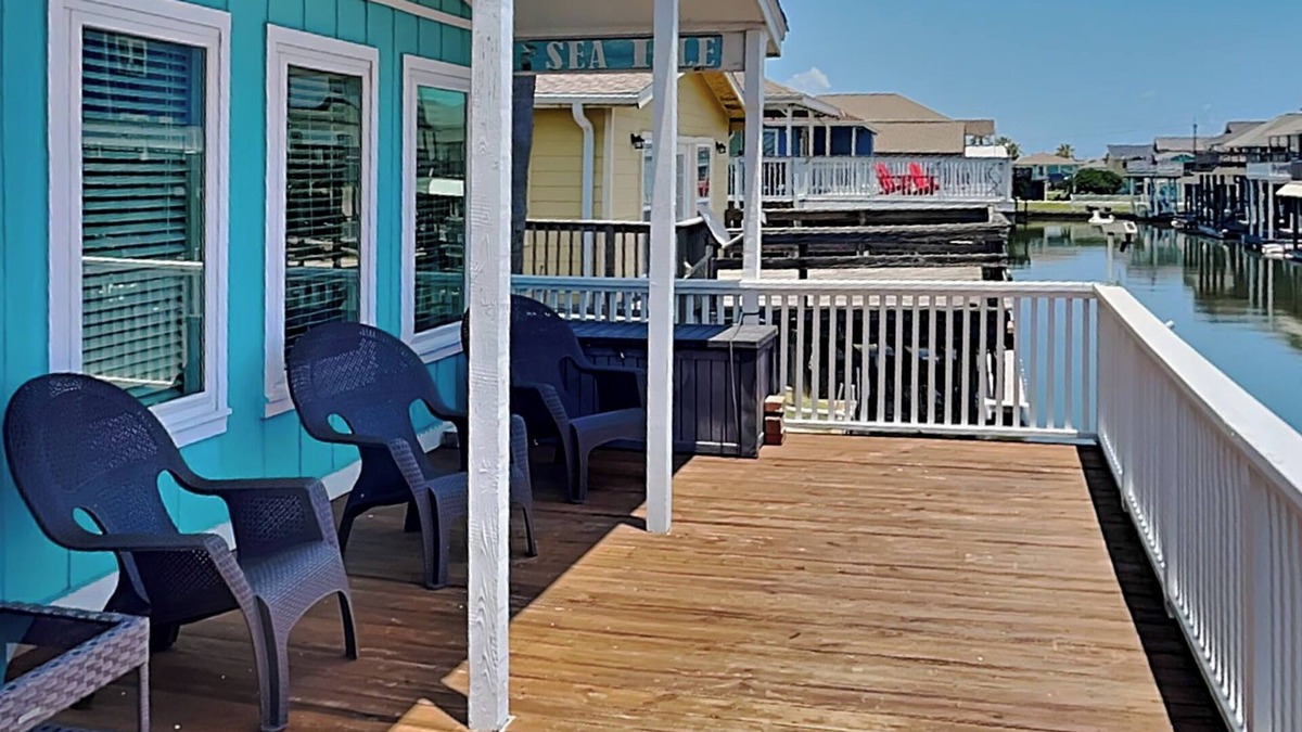 Galveston House | Tortuga | Canal-Front with Boat Dock