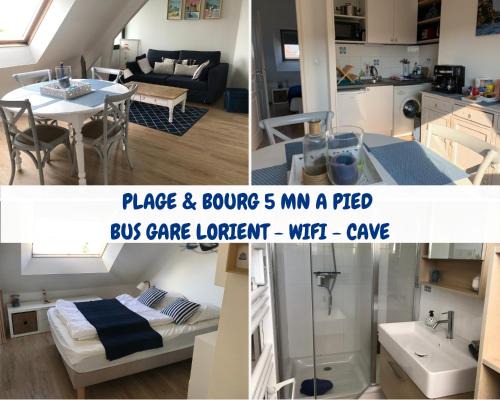 Larmor-Plage Apartment | TOUT A PIED ! T2 25m2 - Parking privé - Wifi