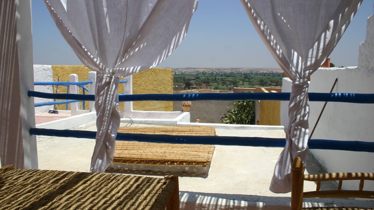 Massa House | Traditional house with terrace overlooking the palm grove