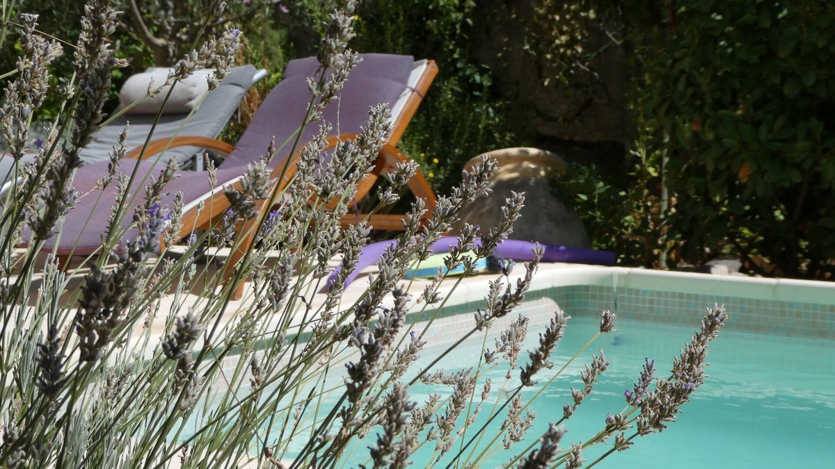 Causses-et-Veyran Apartment | Tranquil apartment with pool and beautiful garden