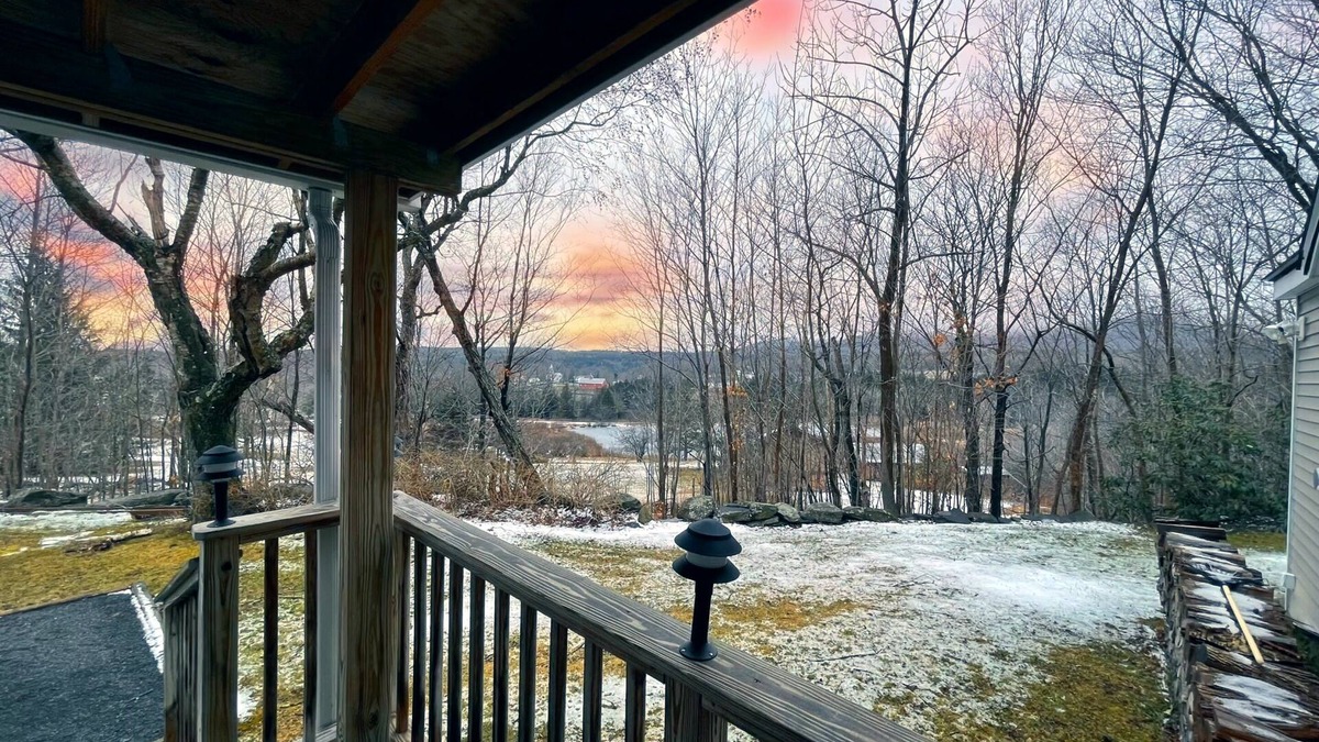 Jewett House | Tranquil Cozy Retreat: Views, Brook, Fire Pit, Ski, Hunter, Windham