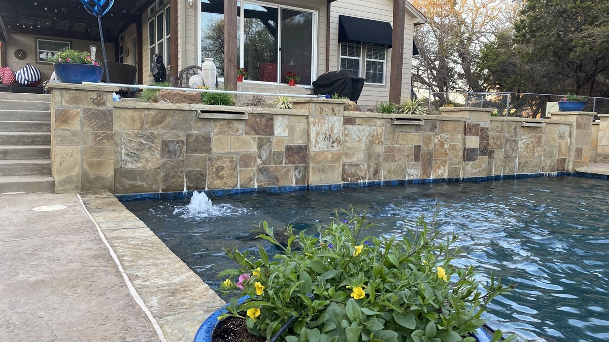 Graham House | Tranquil Waterfront property with a pool, hot tub, fire-pit & large patio.