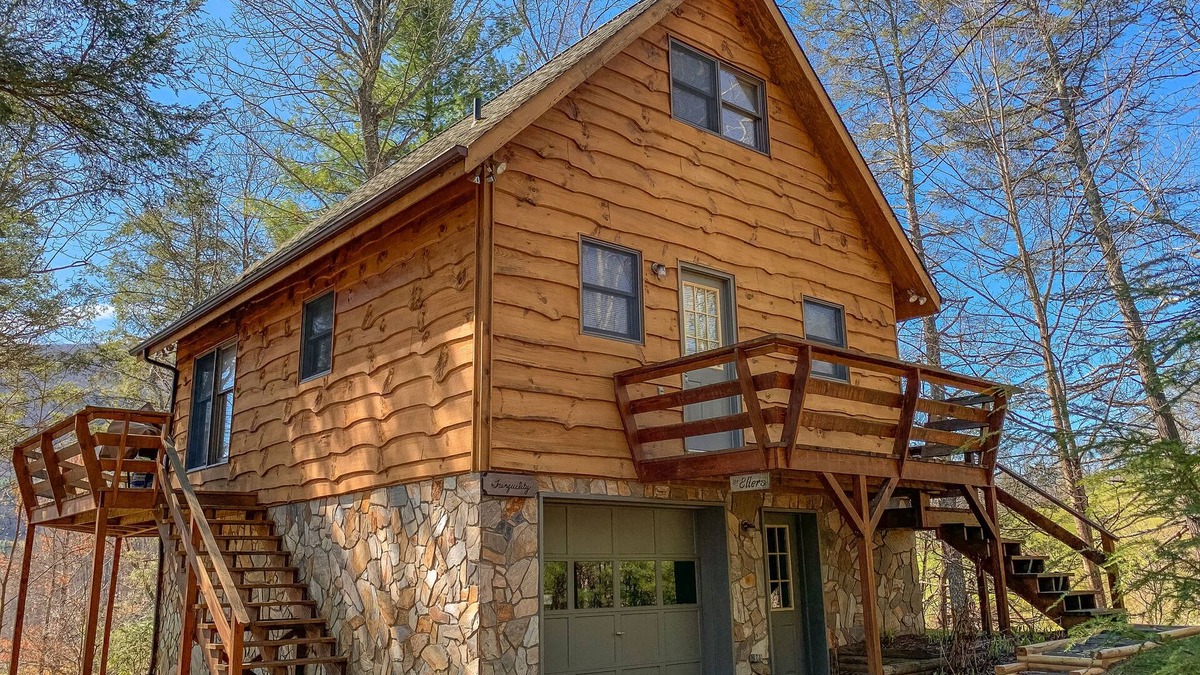 Lansing Cabin | Tranquility: 2 BR, 1.5 BA Cabin/Bungalow in Lansing, Sleeps 5