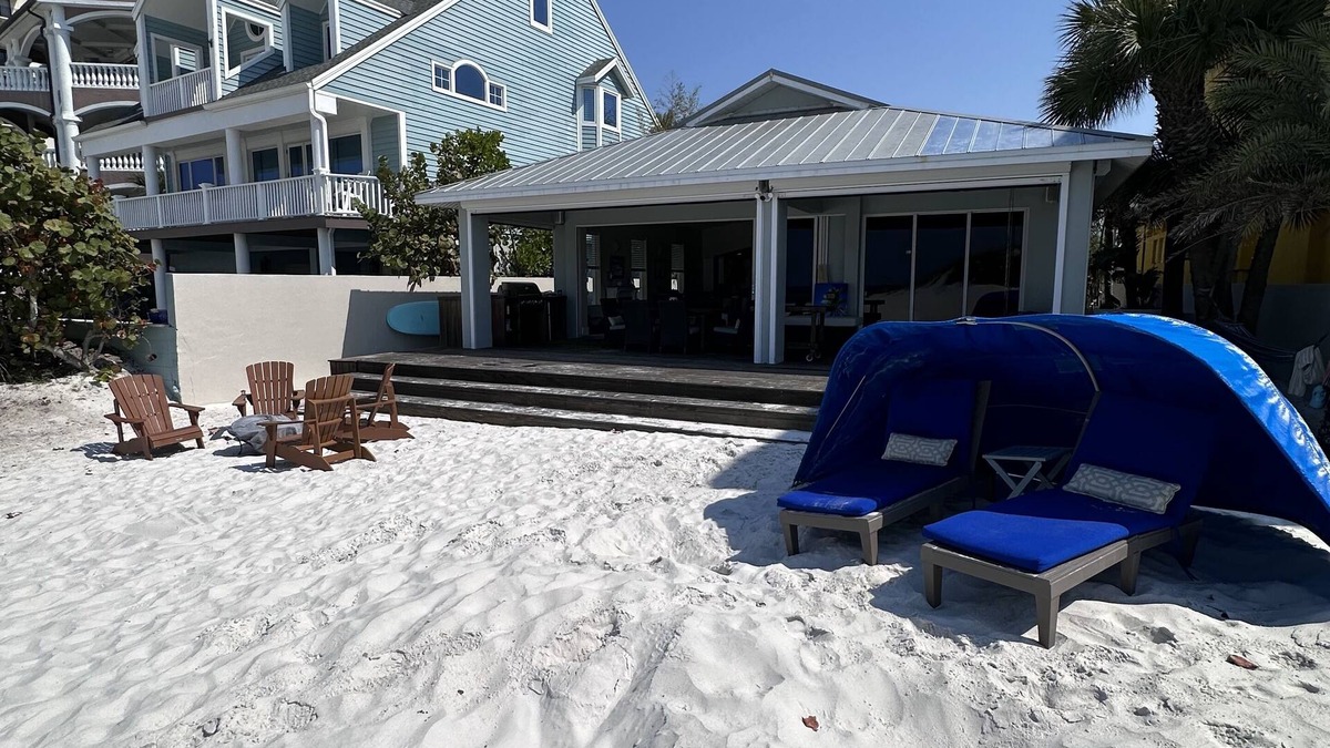 St. Pete Beach House | Tranquilitybeachestates. Directly on the beach, with a private pool