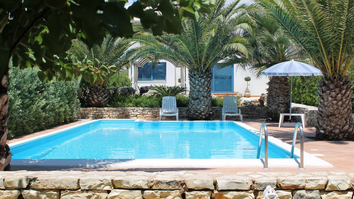 Marinella di Selinunte Apartment | Trapani, Marinella di Selinunte, Beautiful Villa with Sea View and Pool