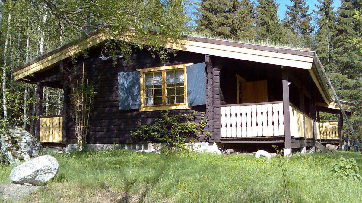 Gunnarskog House | Traumhaftes Blockhaus Nahe Fredros im Värmland, Schweden mit Boot am See
