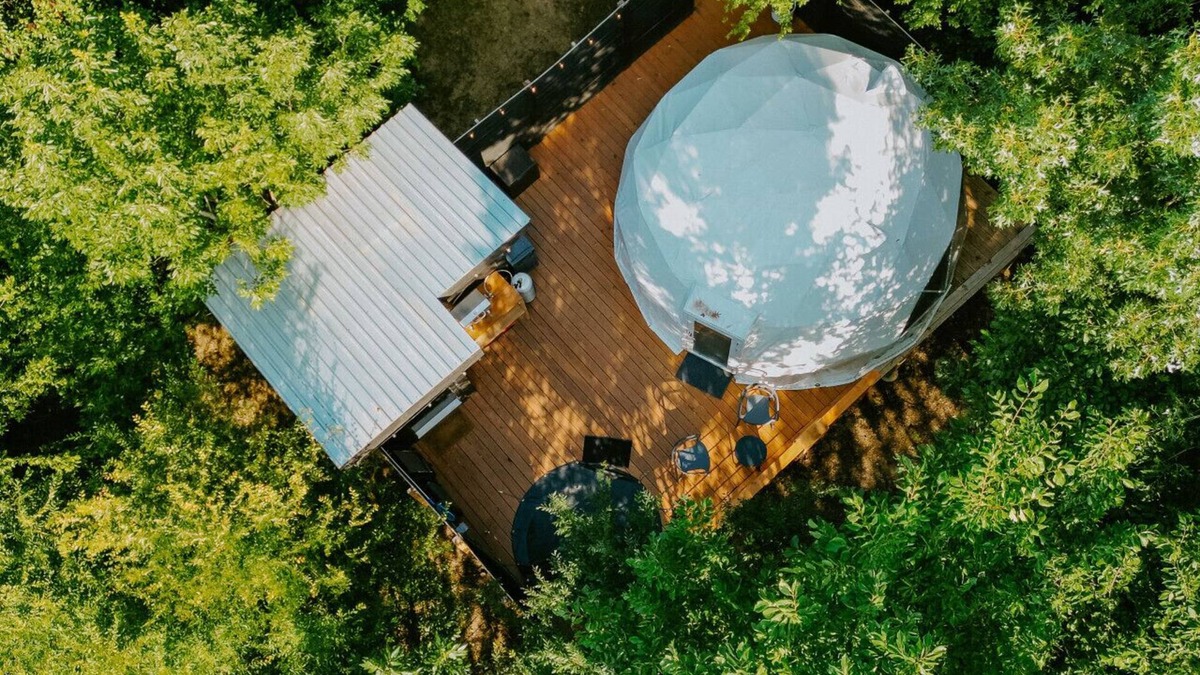 Athens House | Tree House Dome 1 Hottub/Pool