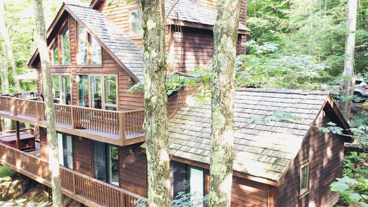 Davis House | Tree House, Hot Tub, Cozy ,Wifi, Secluded, Serene,View, Central Location