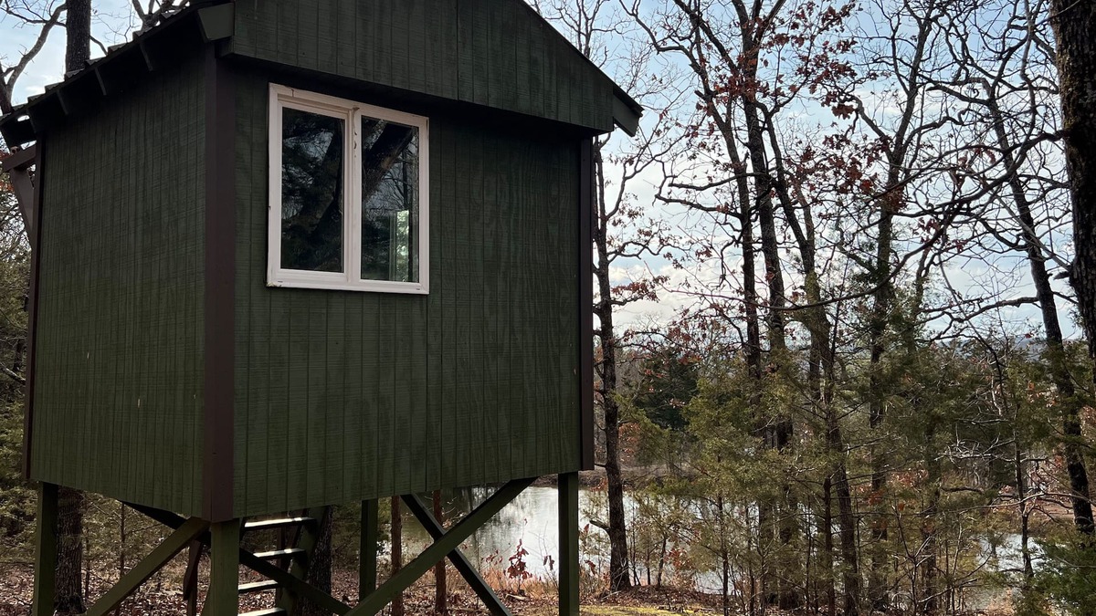 Prairie Grove Cabin | Treehouse - Great Overnight Getaway for Peace & Quiet