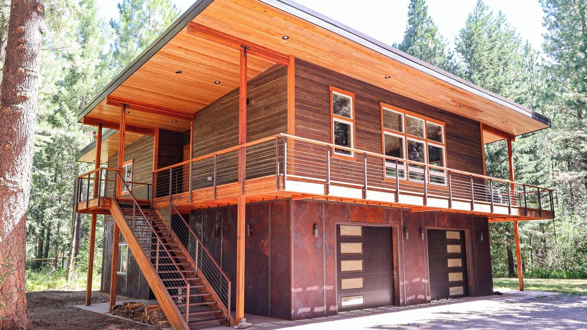 Mazama Cabin | Treehouse - modern cabin near Mazama