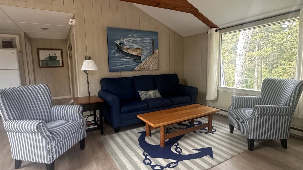 Tremont Apartment | Treetop retreat with access to kayaks and rowboat near Acadia National Park