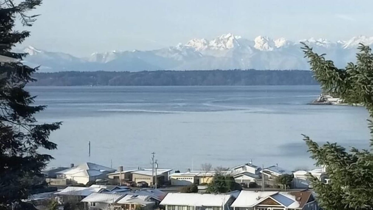 Clinton House | TreeTops: Whidbey Island bayside retreat with sound and Olympic Mountain views