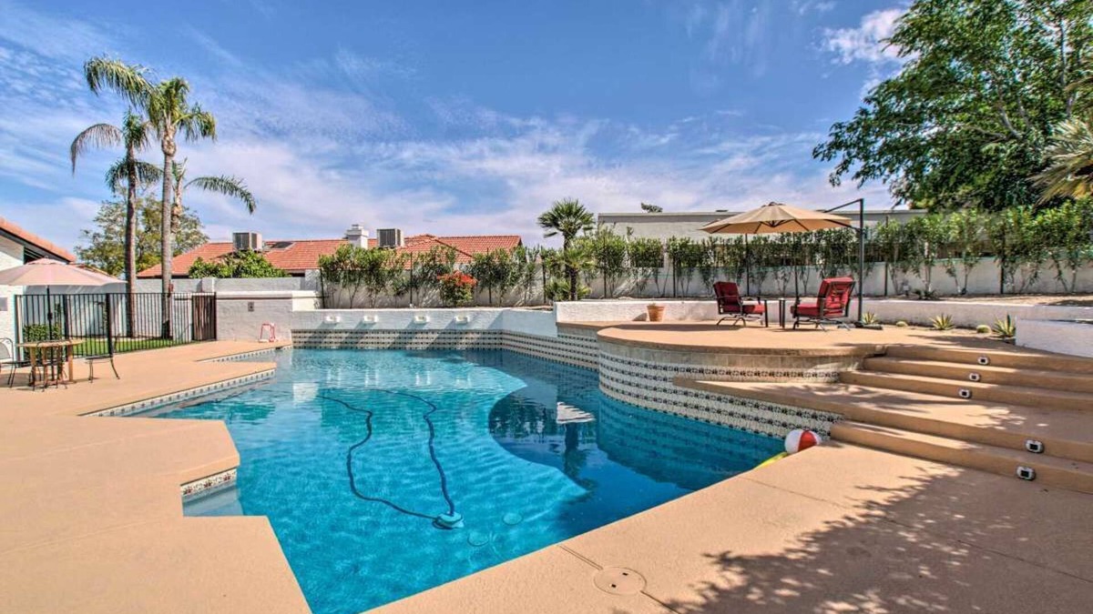 Paradise Valley Village House | Trendy Phoenix Home w/ Pool - Walk to Lookout Mtn!