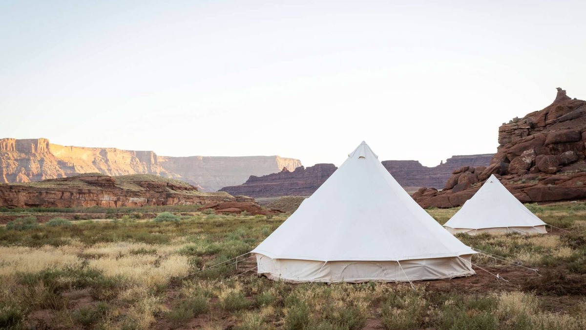 Monticello House | Triple Tent with Shared Bathroom - Nestled among the Abajo Mountains.