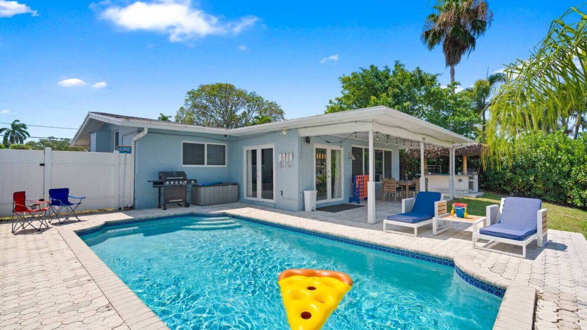 Lauderdale Isles House | Tropical 4BR w/Pool & Views!