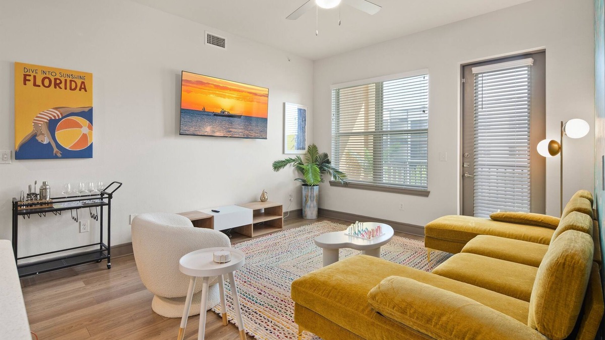 Rural Estates Apartment | Tropical Oasis 2BR/2BA w./Pool, Gym, and Theater