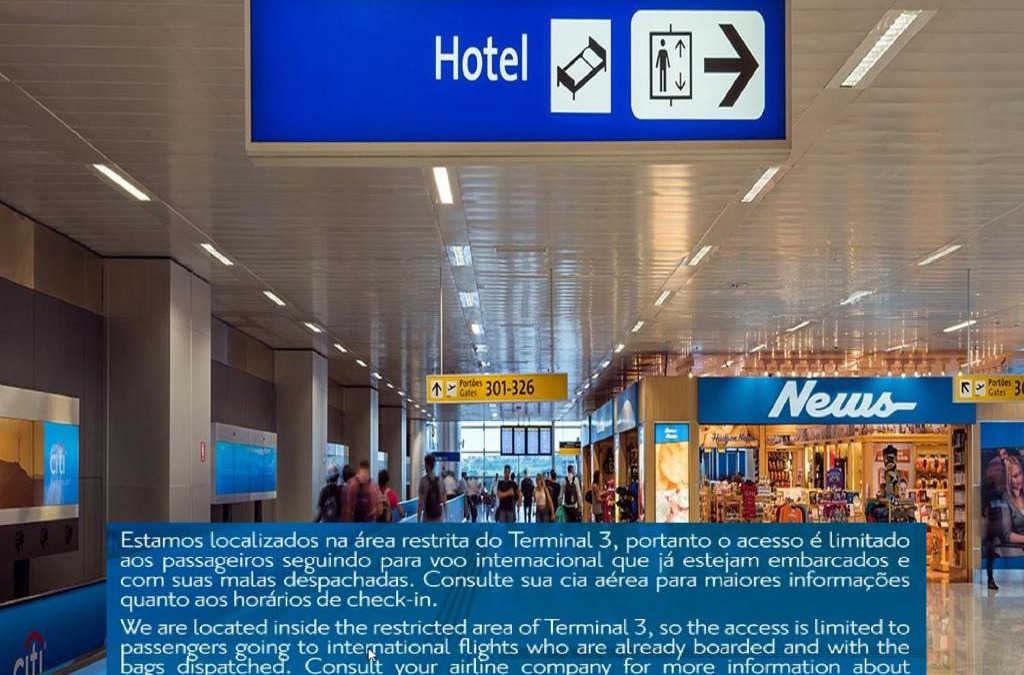 Aeroporto Internacional Governador Andre Franco Montoro Hotel | TRYP BY WYNDHAM São Paulo Airport - Hotel de Transito Terminal 3 INTERNACIONAL - Lado Ar - Área restrita á passageiros já embarcados e sem bagagens para despachar - Transit Hotel, only carry-on