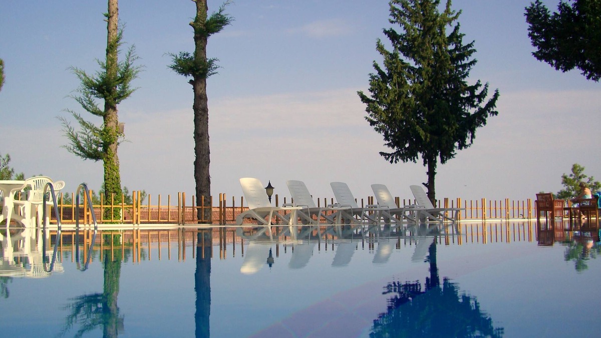 Beycik Villa | Turkish Holiday Home Villa with communal pool sea forest mountain view nr beachs