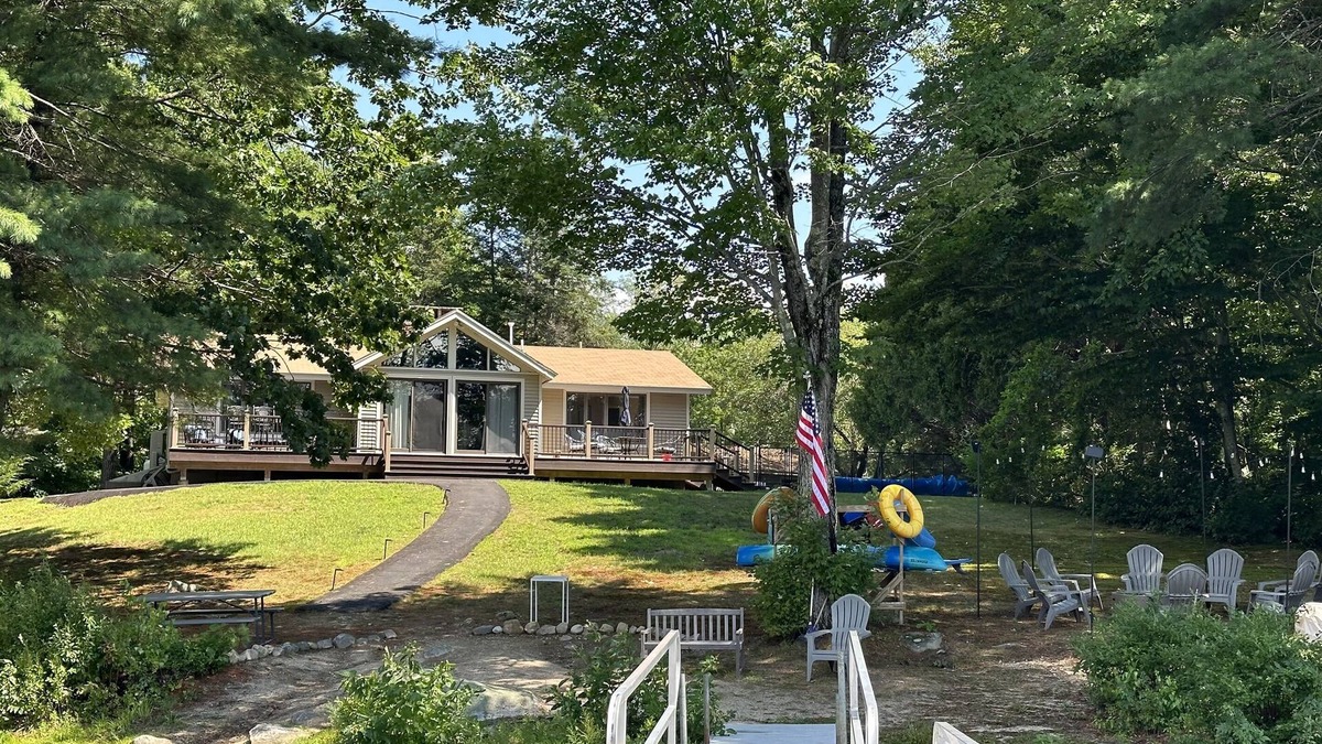 South Casco House | Turtle Cove Sebago Lake Private Waterfront & Pool