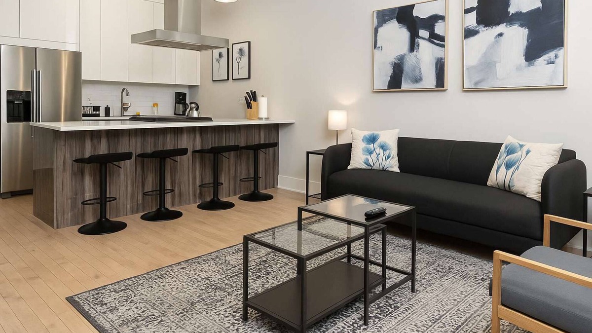 River North Apartment | Twice as Nice: Chic 2BR Stay with Style & Space