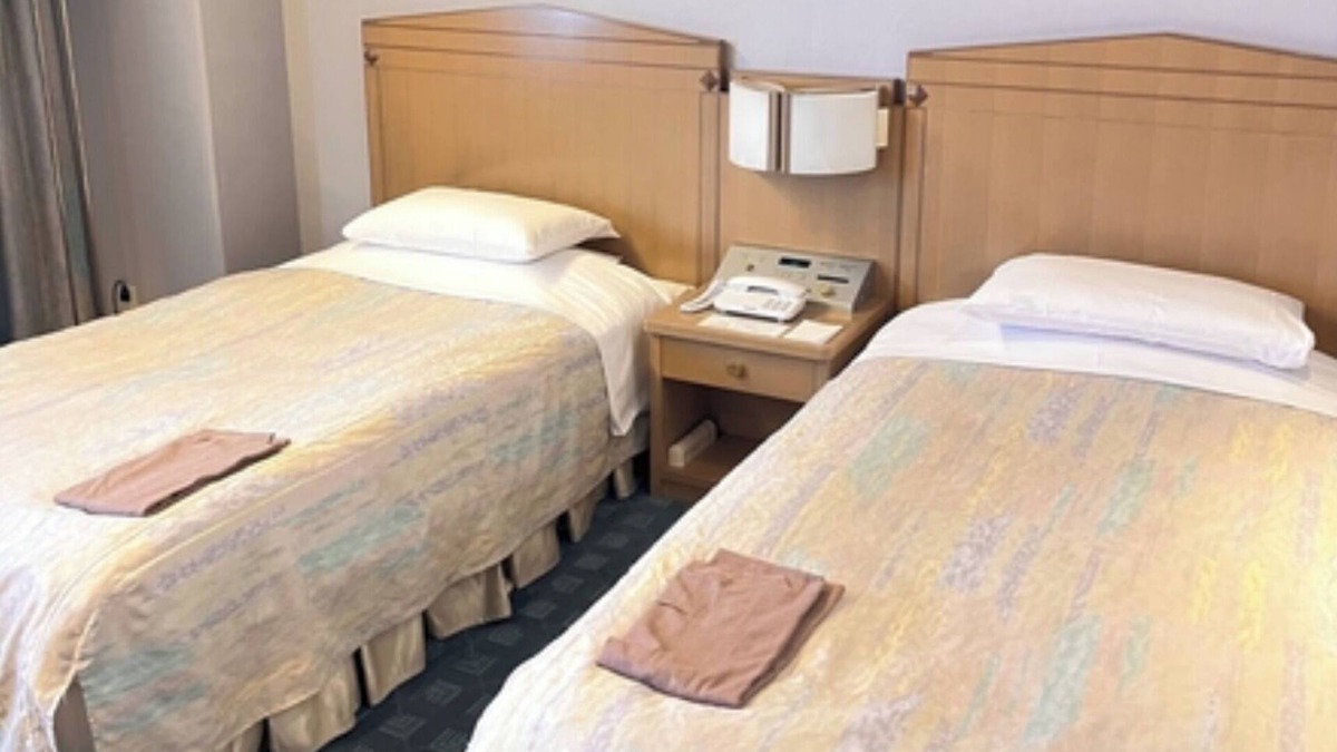 Hanno Hotel | Twin B Smoking Room only planDirectly connecte/Hanno Saitama
