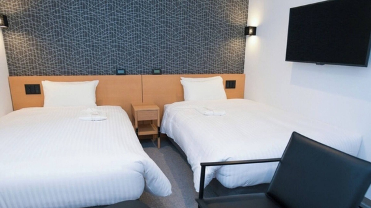 Susakiuramachi Hotel | Twin room stay without meals Simple stay Conve/Fukuoka Fukuoka
