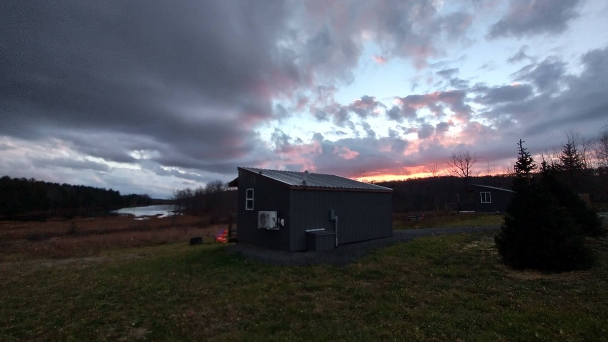 Beaver Dams Cabin | "Twins East" Waterfront property and micro cabin- 10 minutes from Watkins Glen!